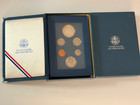 1987-s Us Mint Prestige Proof Set Constitution Silver Dollar 6 Coin W  Box   Coa