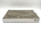 Vtg Beverly Clark Collection Sterling Silver Wedding Cake Charm Set New Open Box