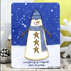Impression Obsession Primitive Snowman Thin Steel Craft Cutting Die Die1353-v