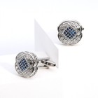 Fashion Men Cufflinks 1 Pair Of Shirt Suit Cuff Links Jewelry Rhinestone Classic