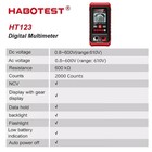 Digital Multimeter Lcd Voltmeter Ammeter Ohmmeter Volt Ac Dc Tester Leads Meter
