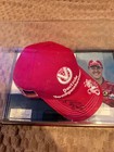 Michael Schumacher Autographed Formula 1 Cap With Coa   bonus Photo With Coa   wow