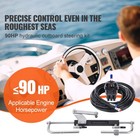 Boat Hydraulic Steering System Kit Marine Outboard Steering 90hp Outboard