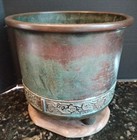 Antique Japanese Bronze Planter