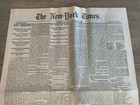 Vtg The New York Times September 23  1862 Emancipation Proclamation Newspaper