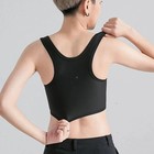 Women Chest Binder Breathable Compression Tank Top Side Buckle Vest Top