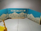 Vintage 1964 Marx Rockem Sockem Robots W  Rare Backdrop   Named Fighters Boxed