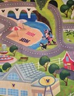 Disney Minnie Mouse Play Mat Race Track 44inch By 32