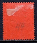 Hong Kong     Scott 44  sg 38      1891 10c Qv Violet On Red     Mh     Scv  40
