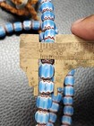 Vintage Venetian Chevron Trade Beads 9mm Long Strand