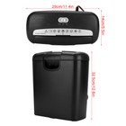 Home Office Electric Shredder For Paper And Credit Card Strip Cut Destroy