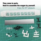 Evemodel Ho Scale 1 87 Blank Unassembled White 53  Well Car Model Wagon