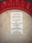 Rare Kinetics Paperclip Stool chair Furniture Seat Cover Red Labeled Mcm 1970s
