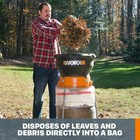 Worx 13 Amp Electric Leaf Mulcher For Yard Leaf   Waste Shredding  Wg430  1