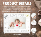 Baby Picture Frame  Love You To The Moon   Back Photo Frame  New Baby Gifts