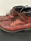 Vtg Red Wing 202 Boots Men   s 14 Aa Supersole Moc Toe Deep Red Mahogany Usa Made