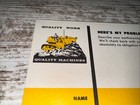 Vintage Caterpillar Postcard  Quality Work Quality Machines