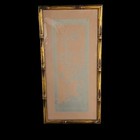 Vintage Japanese Paper Cut Art  Kirigami  Framed 19 25  X 9 5 