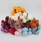 7-head Artificial Flower Peony Rose Silk Flowers Bouquet Home Wedding Party Deco
