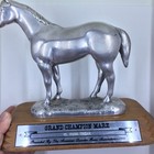 Vtg 1983 American Quarter Horse Assn Grand Champion Mare Trophy Texas El Paso Lg