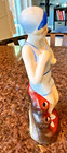 Bathing Beauty Doll Pin Cushion Figurine Porcelain Art Deco 1920s-style