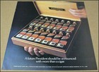 1980 Johnnie Walker Black Label Whisky Print Ad Advertisement Future President