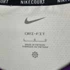 Nike Nikecourt Dri-fit Advantage Tennis Top Mens Large Purple White Fz9845-507