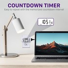 1 Pack Indoor 7 Days Programmable Digital Wall Outlet Light Timer Plug In Switch