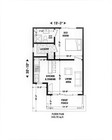 Granny s Modern House Plans 543 Sq ft -1 Bed   1 Bath Room With Free Cad File
