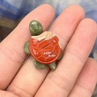 8pcs Crystal Turtle Figurine Set - Handmade Sea Turtle Resin Decor For Home  Off