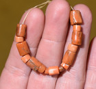 Antique Natural Small Red Coral Currency Beads Collected Nigeria  African Trade