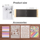 White Scrapbook Photo Album Wedding Guest Book Diy Memories Book With 50 Blac   