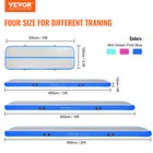 Vevor 10ft Air Track Inflatable Training Tumbling Gymnastics Gym Mat With Pump