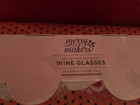 Set Of 2  merry Makers   Christmas Stemless Wine Glasses 16 Oz Glass New In Pack