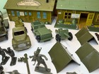 Vtg Marx Us Army Training Center In Box Toy Military Soldier War Set W extras