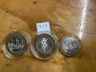 Silver Strikes 3 Casino Tokens Hard Rock Hotel Casino
