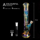 12   Hookah Water Smoking Pipe Glass Bong Beaker Bubbler W  Ice Catcher Bongs       
