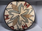 Wounaan embera Vintage Handwoven Coiled Basket With Corn And Butterfly Motif