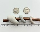 3 Holey Rocks Adder Hag Fairy Stones Natural Beach Large 3 8  Hole Wish  3d Usa