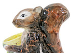 Vintage Keller s Squirrel Nut Bowl Figurine Ceramic Made In Italy Planter