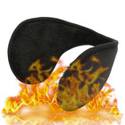 Unisex Ear Muffs Warmers Fleece Winter Ear Earwarmer Behind The Head Band Black