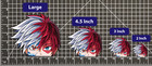 Shoto Todoroki My Hero Academia Sticker Decal -peeker Peeking- 4 Different Sizes