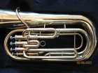 New Gold Euphonium With Case And Mouthpiece  4 Piston 