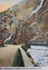 Postcard   The Falls   Ogden Canyon   Ogden Utah 1924 Posted