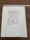 Original Artist Drawing  Pearl Jam Bourbon   Beyond Poster 2022 Mike Egan Signed