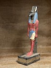 Ancient Egyptian Rare Anubis God Statue Hieroglyphic Base Collector Piece Figure