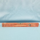 Vtg 26  Stanley Usa Red Cherry Wood Level For Decor - Fluid Missing