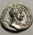 Rare Genuine Ancient Roman Silver Coin Denarius Hadrian 119ad Felicitas Caduceus
