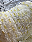Bulk Spool Yellow White Lingerie Lace Trim Applique Crafts Mixed Media Scrapbook