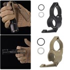 Tactical Flashlight Ring Portable Flashlight Holder With Clip For 1   Flashlight
